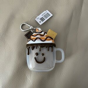 Bath & Body Works S’mores Latté Pocketbac Sanitizer Holder Hot Cocoa Chocolate